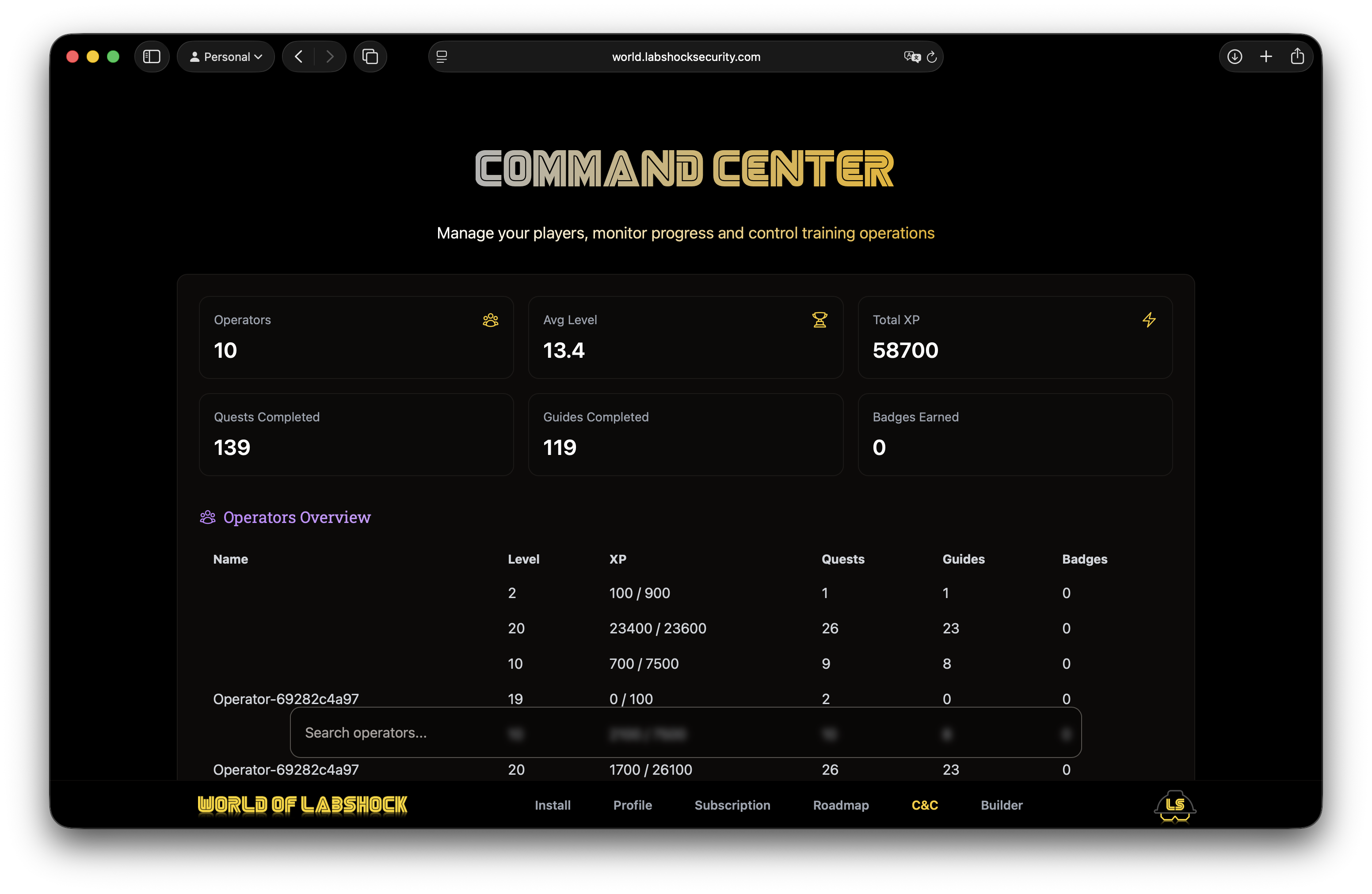 Command Center