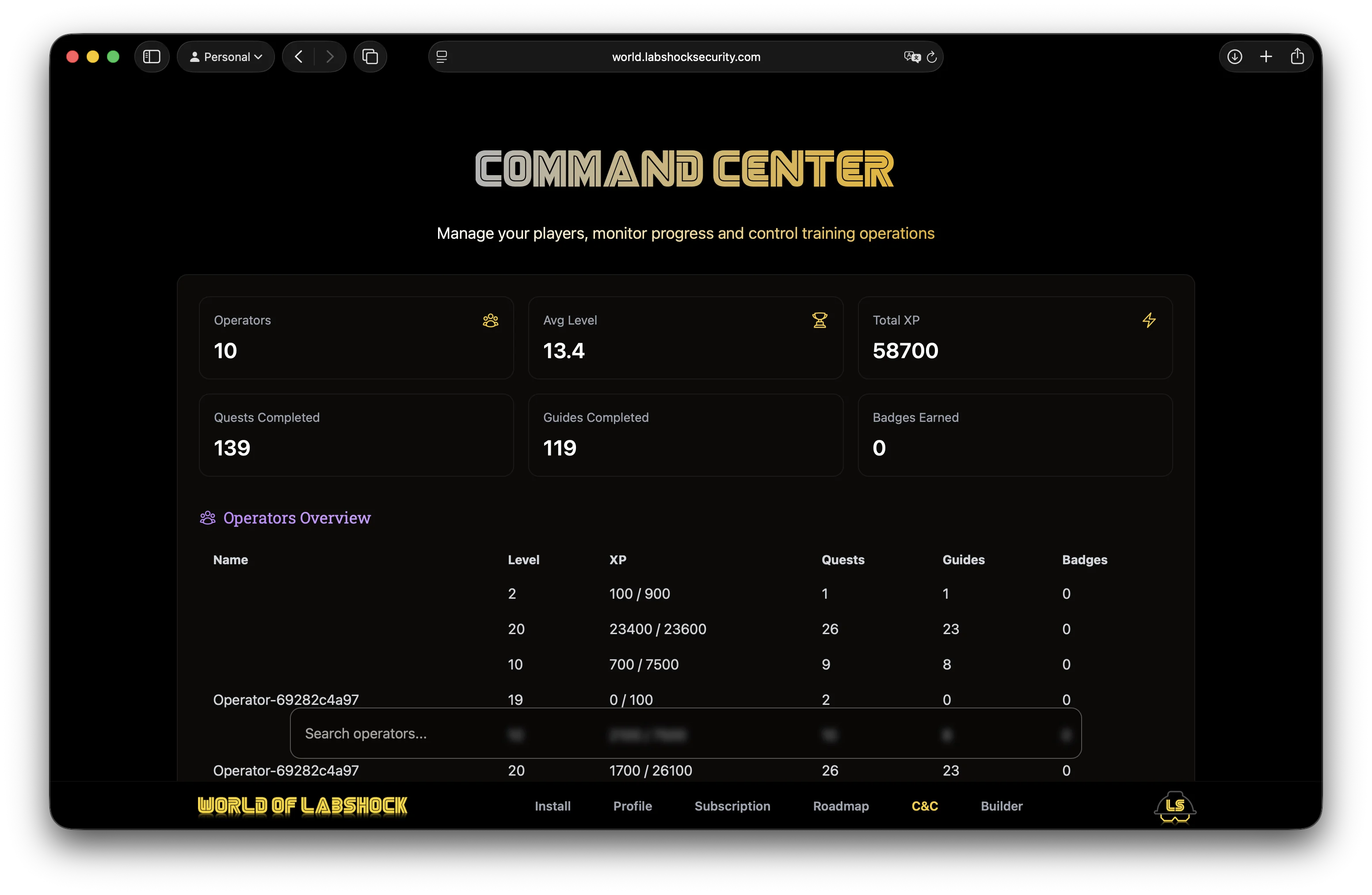 Command Center