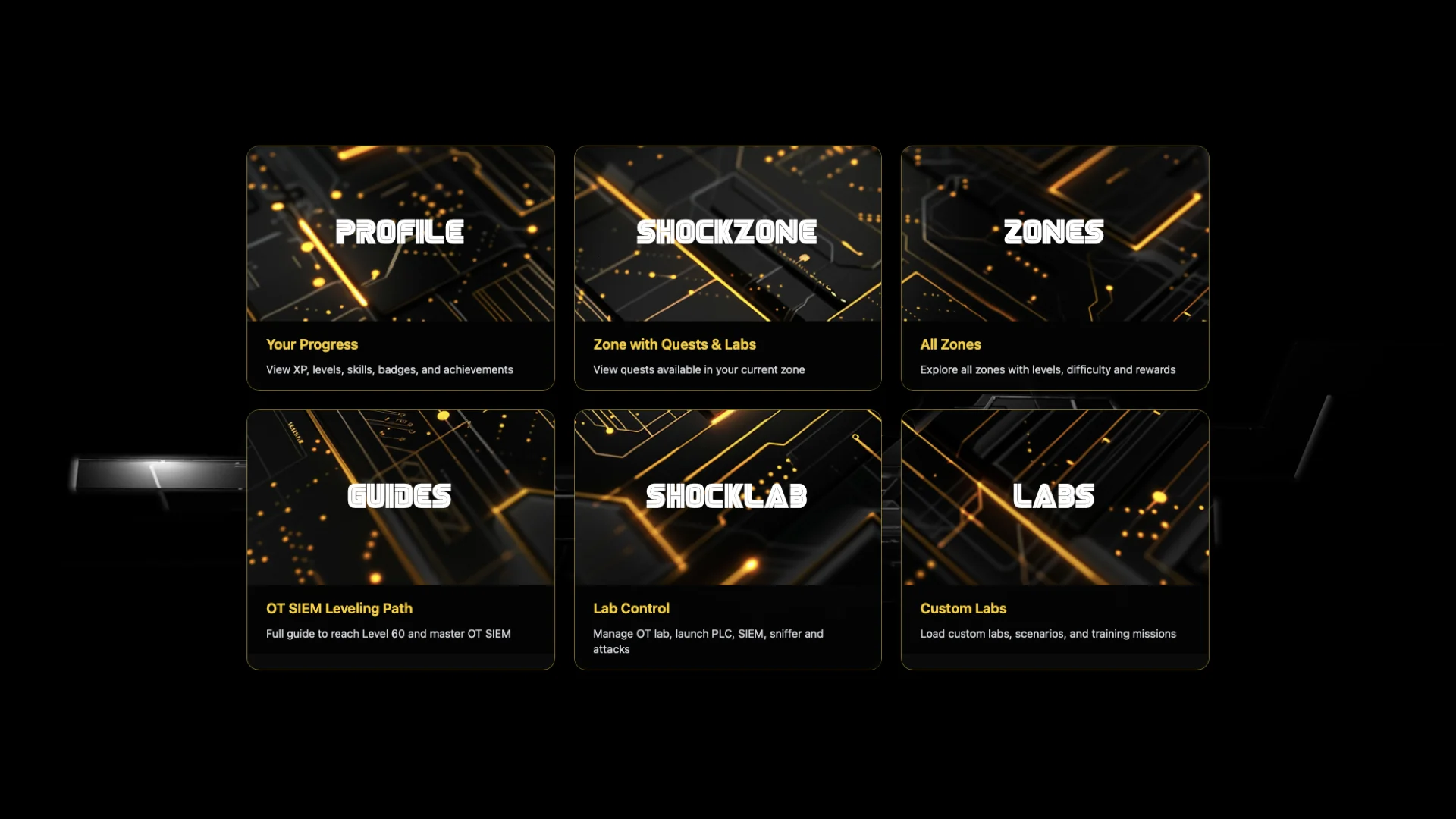Labshock v1.5 — Lab Portal